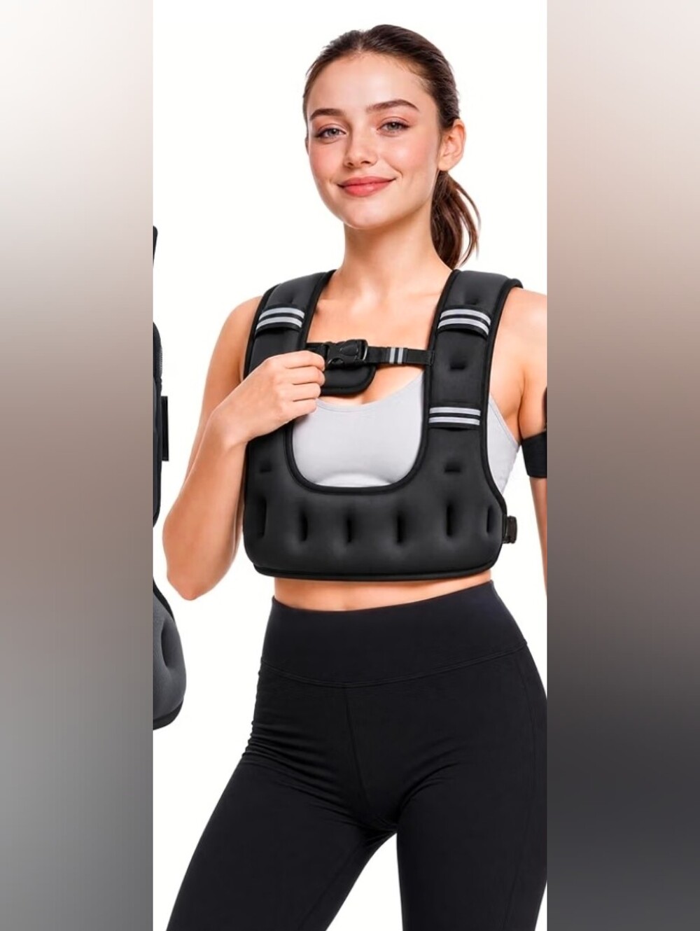 6 LB ZELUS Weighted Vest for Women & Men, U-Shaped Running Vest Starter Vest